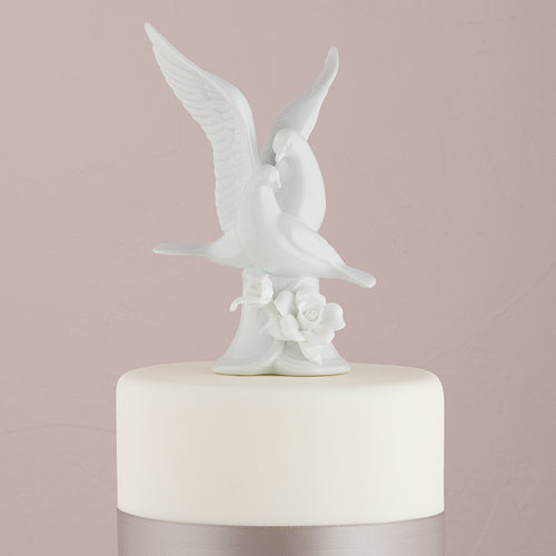 2030 Weddingstar Glazed Porcelain Doves and Flowers Cake Top Weddingstar Inc 2030 Weddingstar Glazed Porcelain Doves and Flowers Cake Top Weddingstar Inc